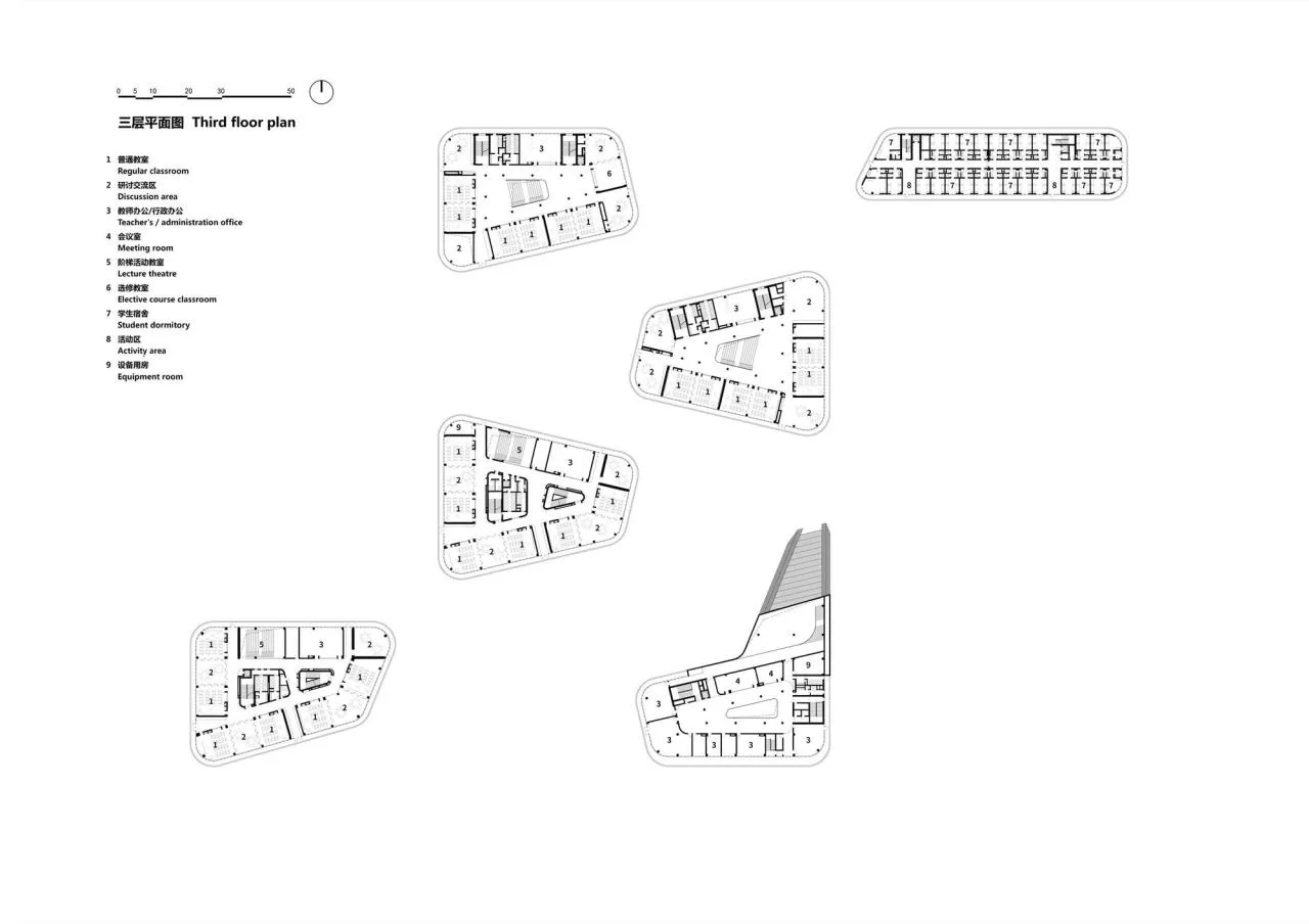BIM Architecture | Tsinghua University Affiliated Middle School Guanghua School/Beijing Institute of Architectural Design and Research