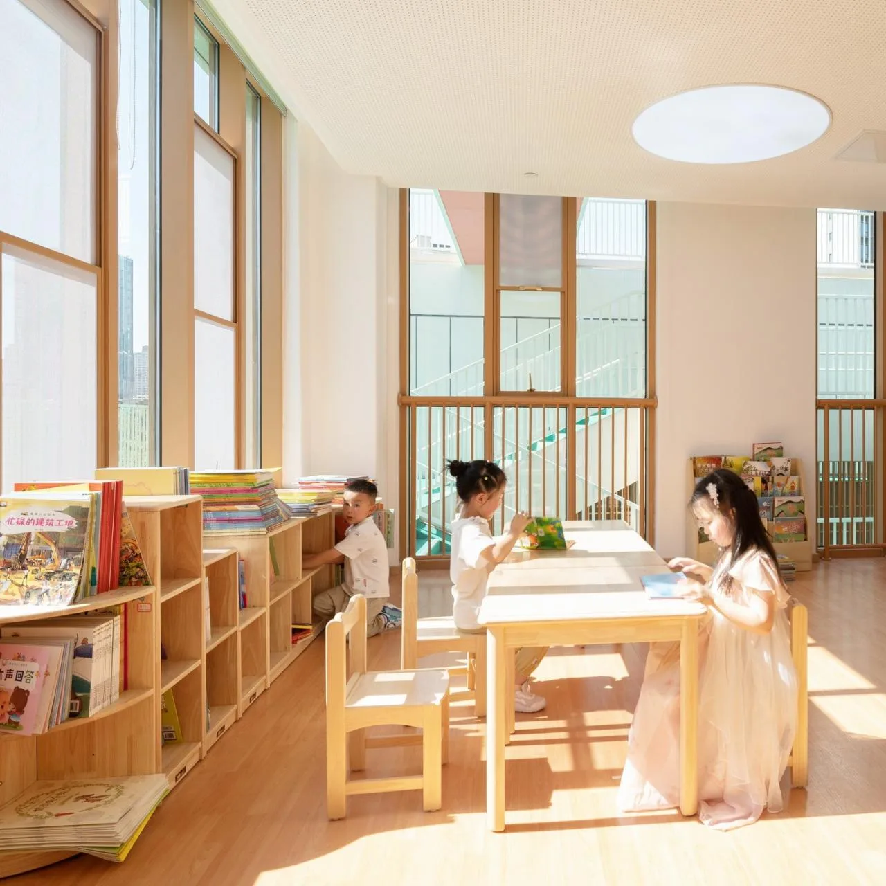 BIM architecture | This may be the ceiling of a small town kindergarten: Shaanxi Ankang High tech Fifth Kindergarten/UUA Architectural Firm