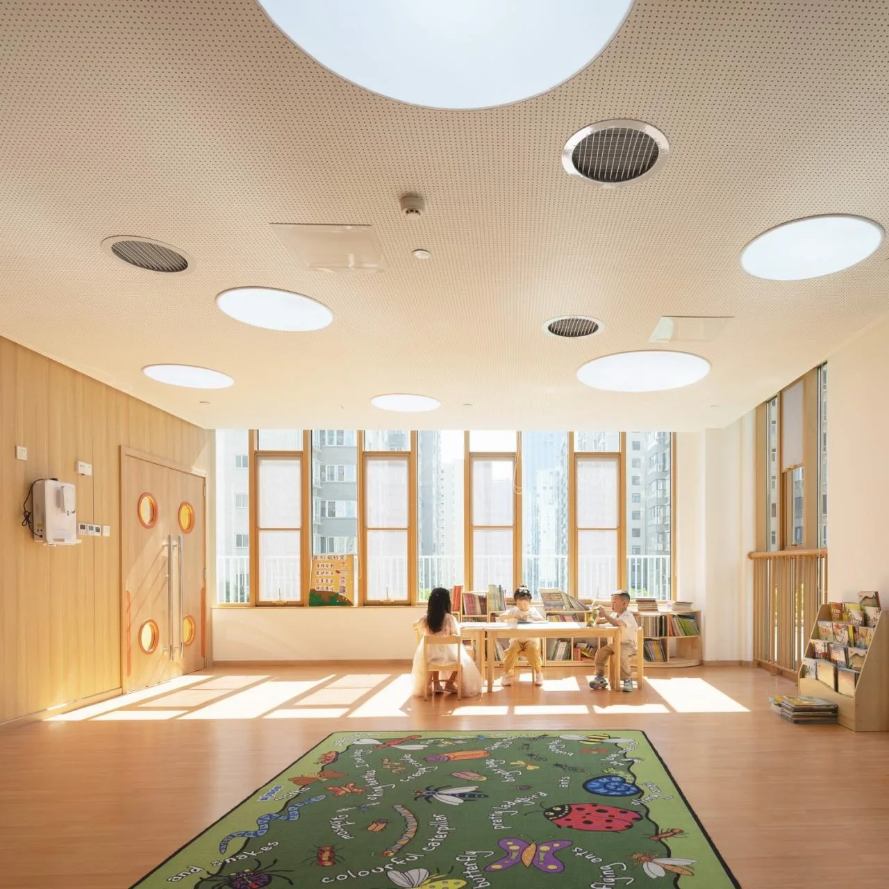 BIM architecture | This may be the ceiling of a small town kindergarten: Shaanxi Ankang High tech Fifth Kindergarten/UUA Architectural Firm
