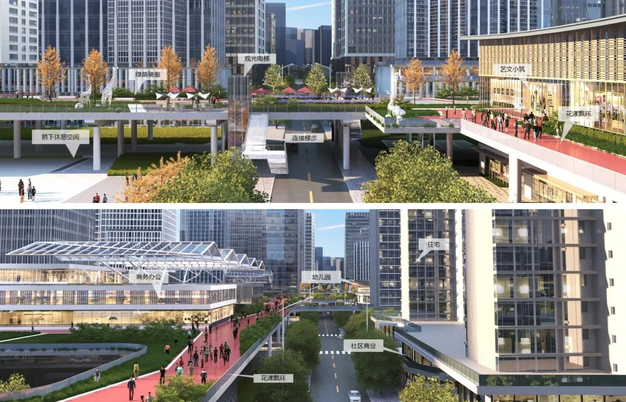 BIM Architecture | Guangzhou Haizhu Innovation Bay Gateway Hub Urban Design and Core Block Architectural Concept Design/Lin Tongyan International China