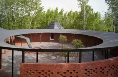 BIM Architecture: Yunzhai Village Community Activity Center by Tsinghua University Architectural Design and Research Institute-BIM WORLD