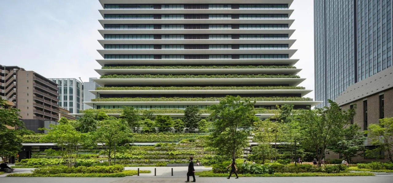BIM Architecture | Tokyo's tallest district, Tiger Gate Hill/ingenhoven architects