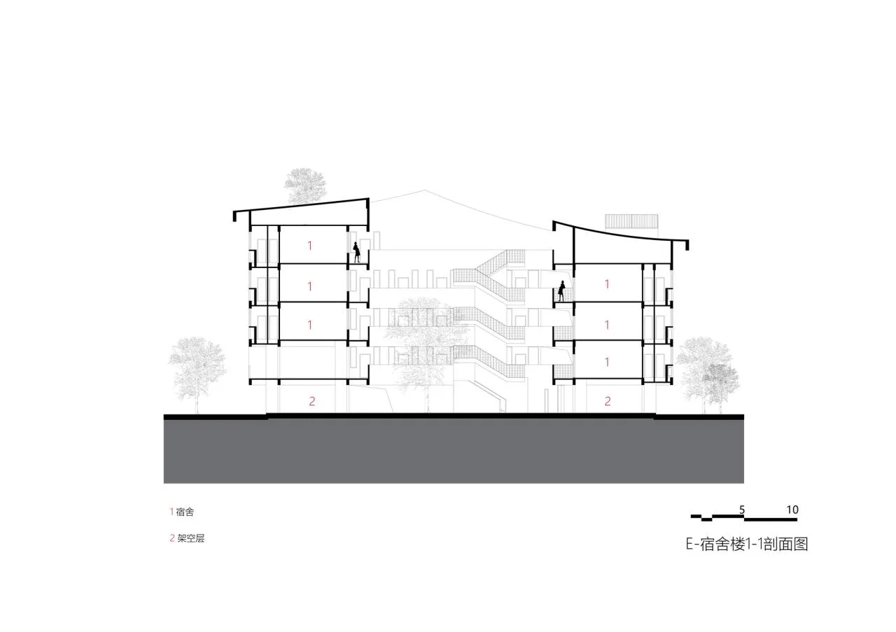 BIM Architecture | Shantou Preschool Vocational Education School/Timber Design
