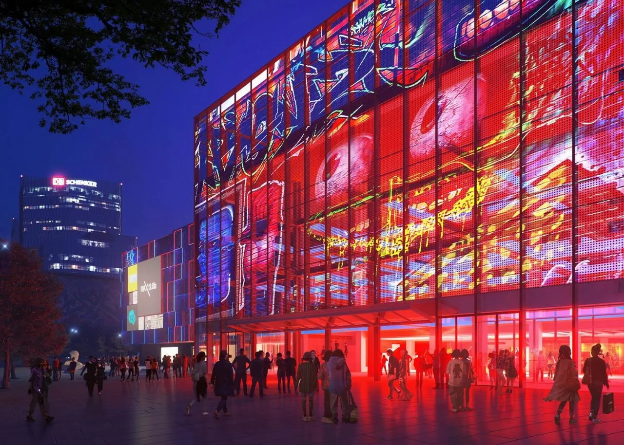 BIM Architecture | Youth Power Center: A young force is about to strike, Beijing! /The box faces outward