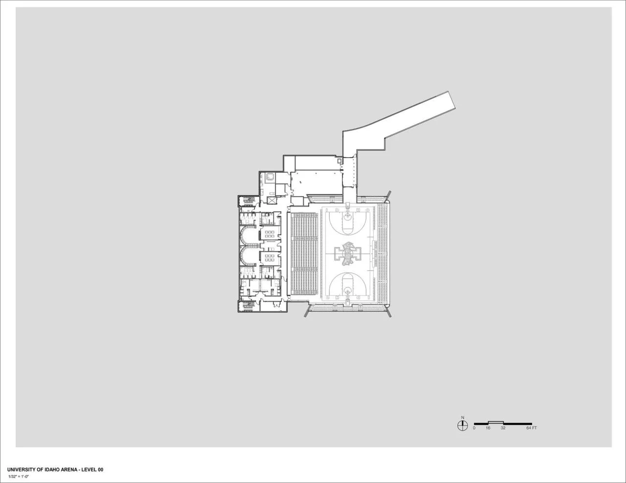 BIM Architecture | University of Idaho Central Credit Union Gymnasium/Opsis Architecture
