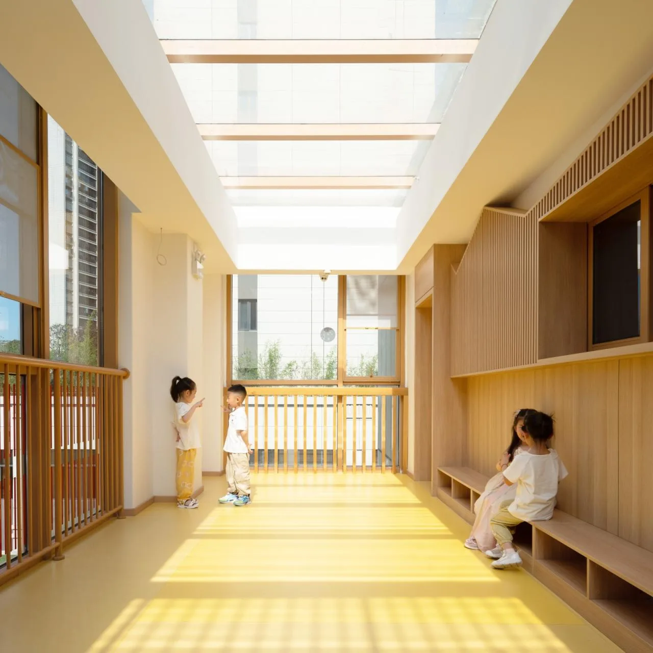 BIM architecture | This may be the ceiling of a small town kindergarten: Shaanxi Ankang High tech Fifth Kindergarten/UUA Architectural Firm