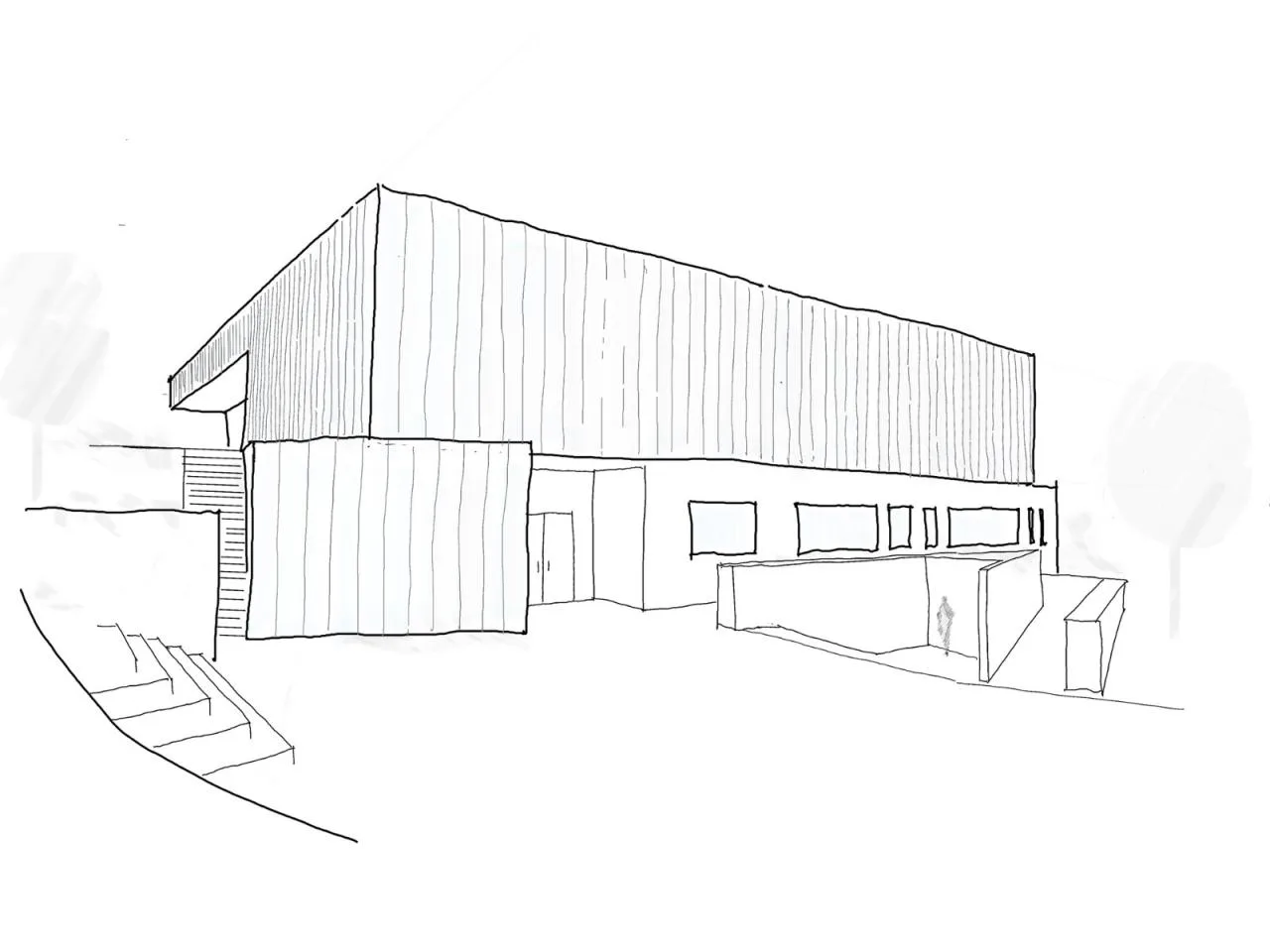 BIM Architecture | Gloria Kaufman Performing Arts Center/AUX Architecture
