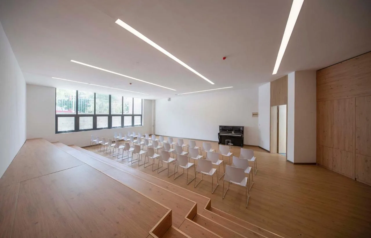 BIM Architecture | Youlan Middle School Graphic Art Comprehensive Building/WAU Architecture Firm