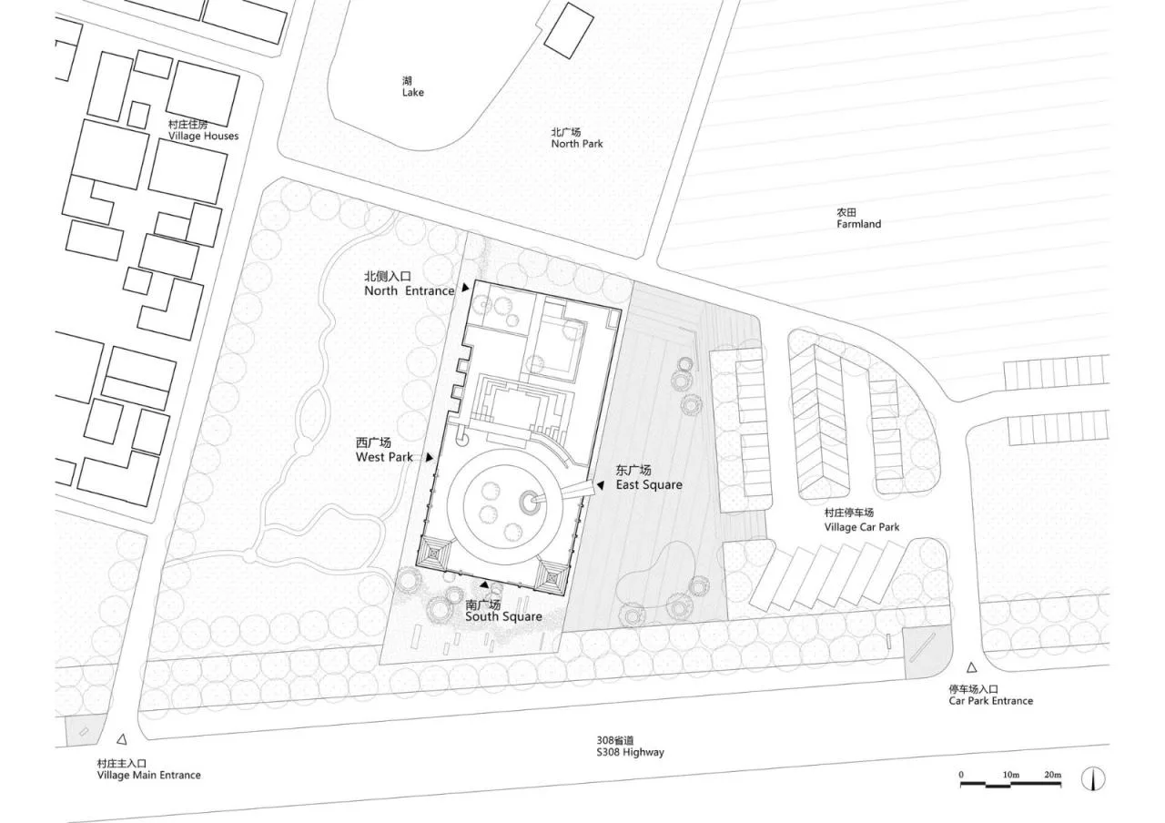 BIM Architecture | Yunzhai Village Community Activity Center/Tsinghua University Architectural Design and Research Institute