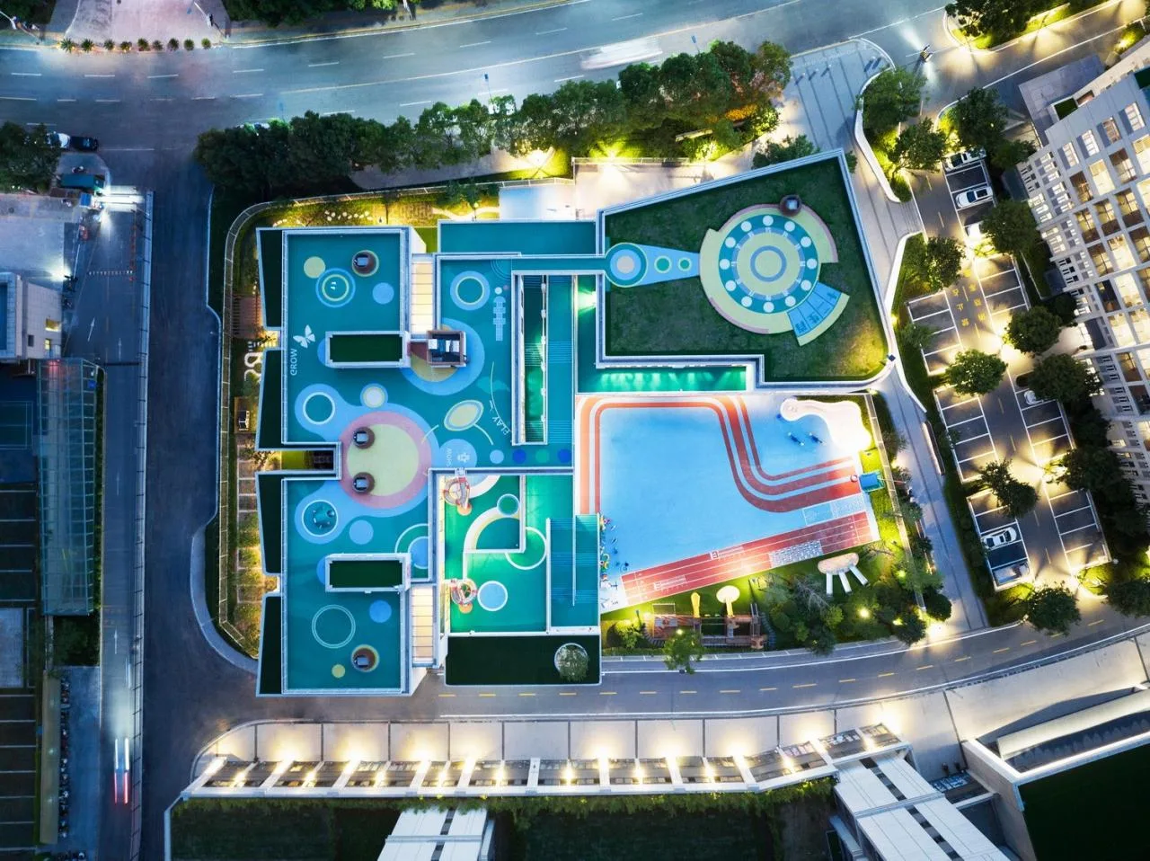 BIM architecture | This may be the ceiling of a small town kindergarten: Shaanxi Ankang High tech Fifth Kindergarten/UUA Architectural Firm
