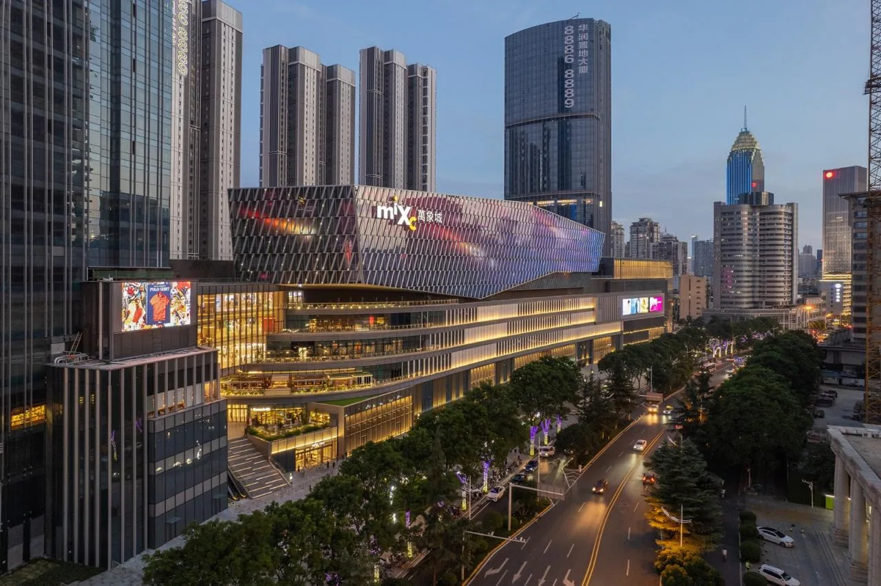 BIM Architecture | Wuhan MixC: "Crown of Crystals", "MixC of Light"/GD Grand View International