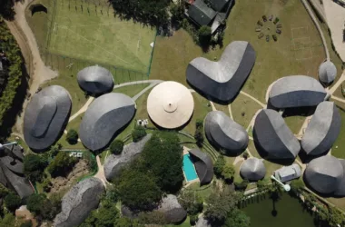 BIM-Driven Bamboo Structure Design: Panyaden Middle School Library by Chiangmai Life Architects-BIM WORLD