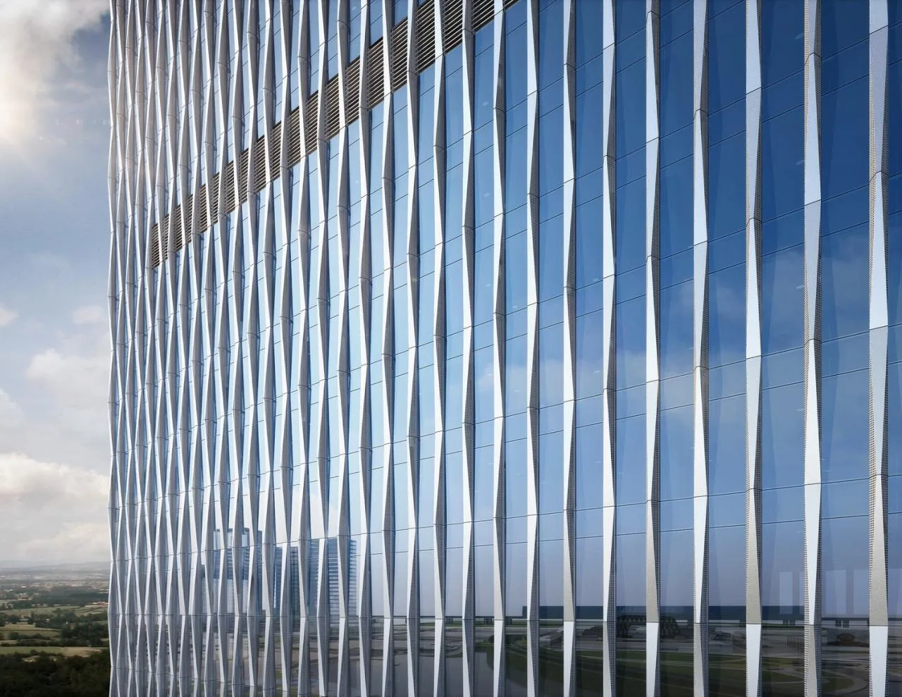 BIM Architecture | High Speed Rail New City Business New Landmark · Xinguang Building/Jianhe Architecture