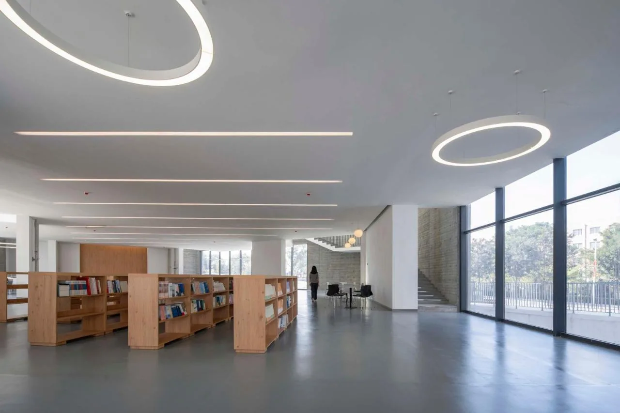 BIM Architecture | Youlan Middle School Graphic Art Comprehensive Building/WAU Architecture Firm