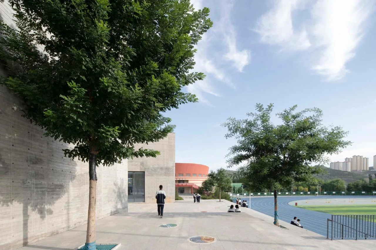 BIM Architecture | Youlan Middle School Graphic Art Comprehensive Building/WAU Architecture Firm