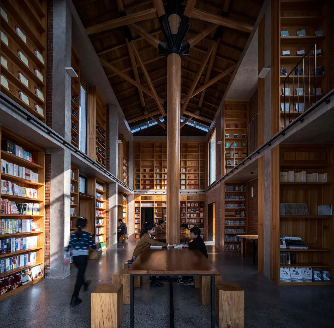 BIM Architecture | Anshi Rural Bookstore/Fengmao Architecture