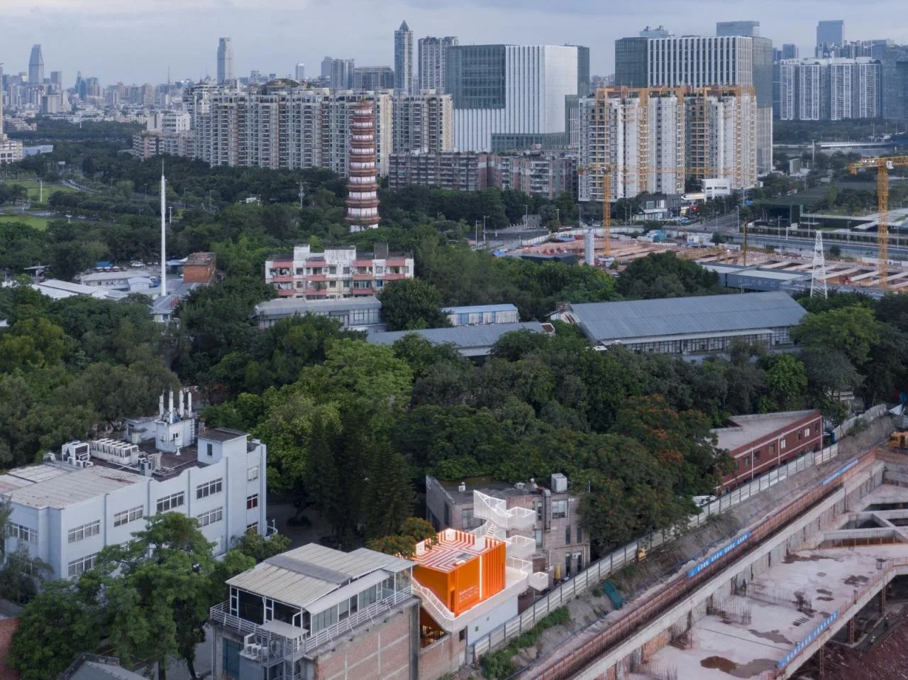BIM Architecture | Orange Candy in the World of Industrial Heritage - Future House/Wutopia Lab