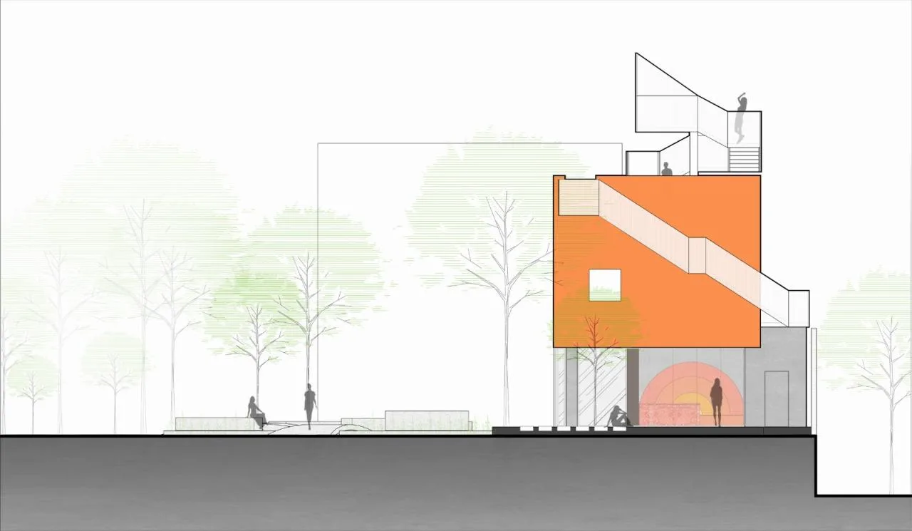BIM Architecture | Orange Candy in the World of Industrial Heritage - Future House/Wutopia Lab