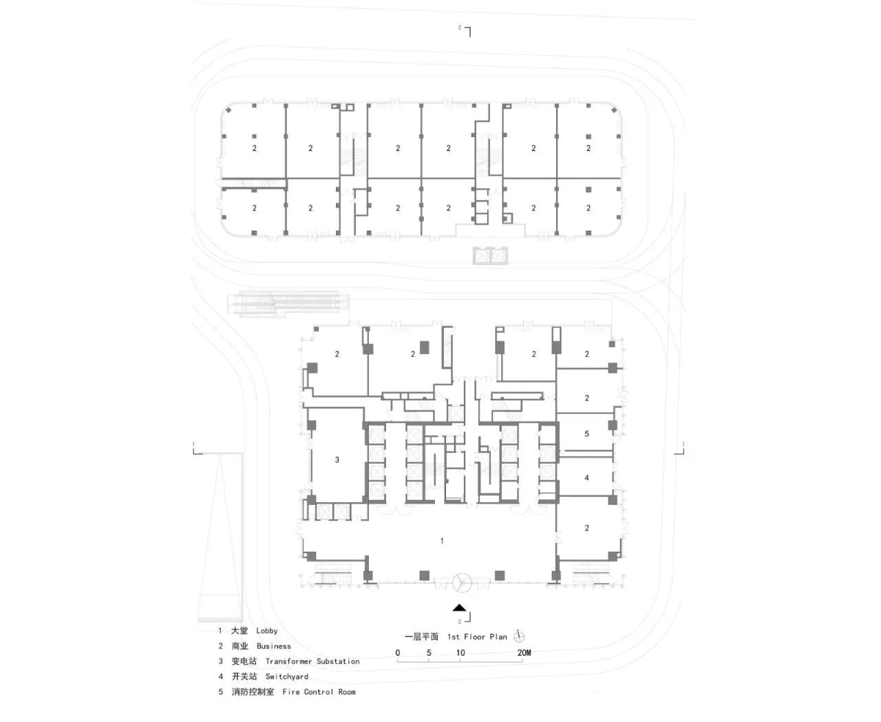 BIM Architecture | High Speed Rail New City Business New Landmark · Xinguang Building/Jianhe Architecture