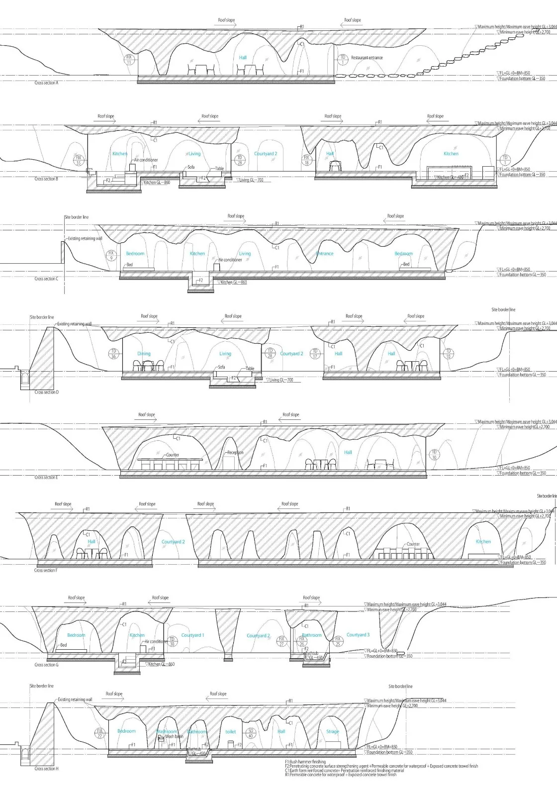 BIM Architecture | Maison Owl for Residential and Restaurant/Shunya Ishigami Architectural Firm