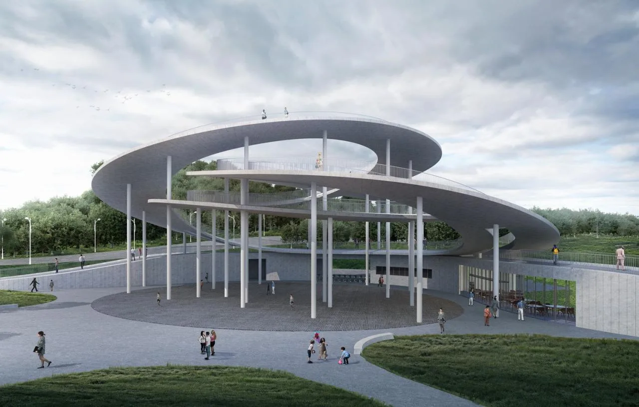 BIM Architecture | Yunzhu Lake Tourist Center/Diyoukuang Architectural Design Studio+Mystery House Design Studio
