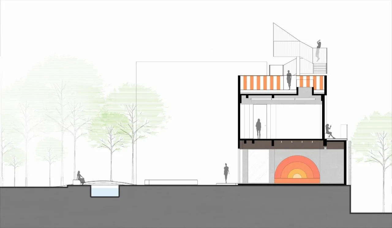 BIM Architecture | Orange Candy in the World of Industrial Heritage - Future House/Wutopia Lab