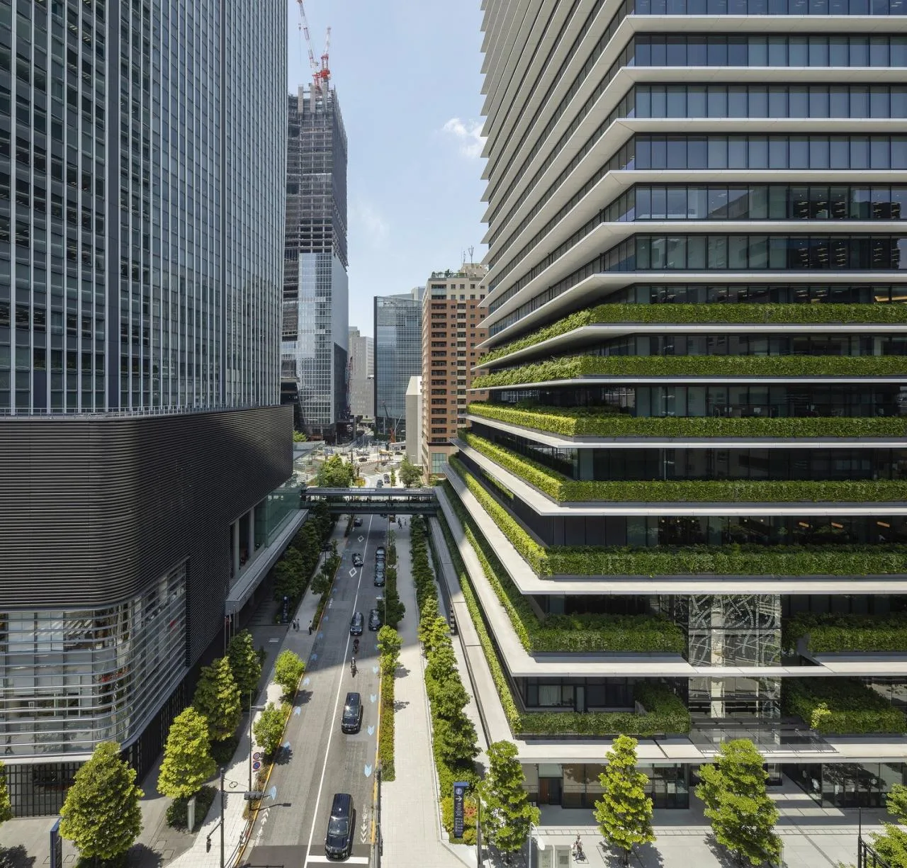 BIM Architecture | Tokyo's tallest district, Tiger Gate Hill/ingenhoven architects