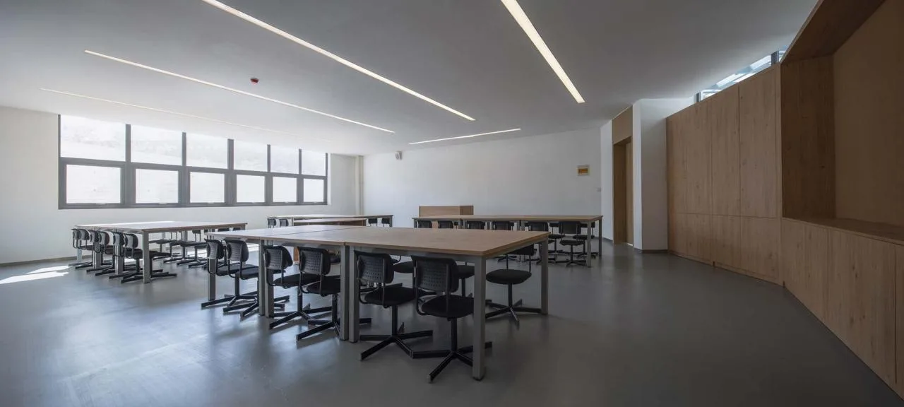 BIM Architecture | Youlan Middle School Graphic Art Comprehensive Building/WAU Architecture Firm