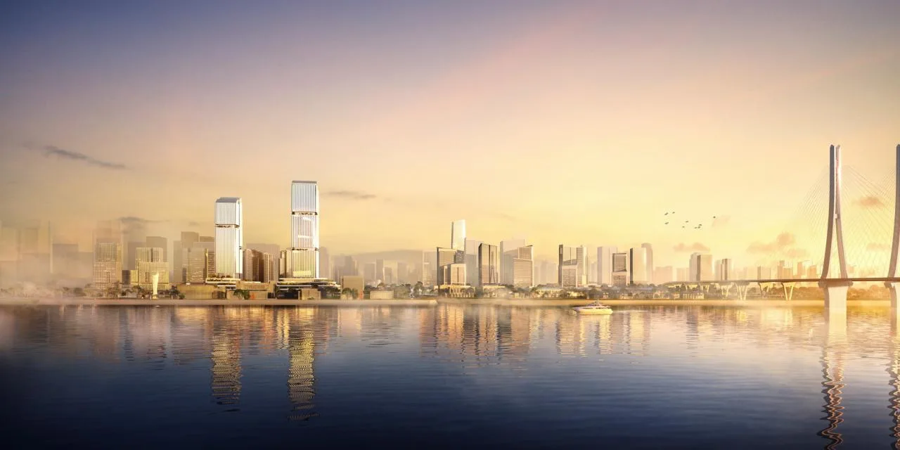 BIM Architecture | Guangzhou Haizhu Innovation Bay Gateway Hub Urban Design and Core Block Architectural Concept Design/Lin Tongyan International China