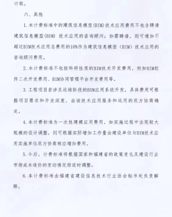 BIM Q&A | Notice on Issuing the "Fujian Province Building Information Modeling (BIM) Technology Application Billing Standards (Trial)"