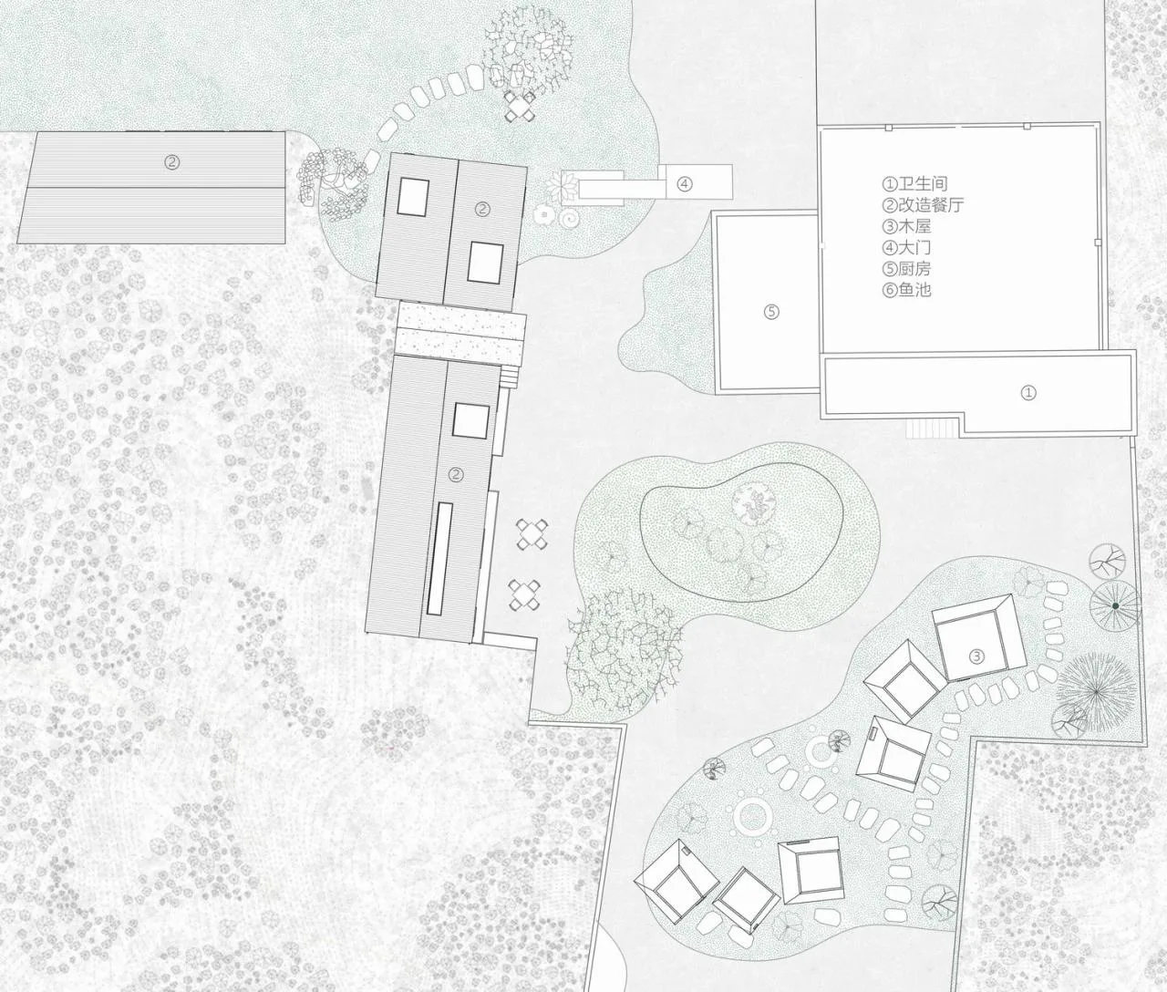 BIM Architecture | Villagers' Courtyard Restaurant/Somewhat Designed