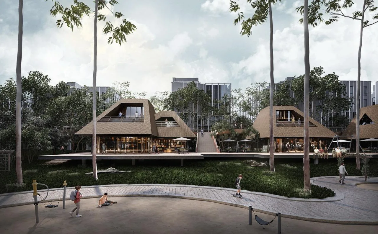 BIM Architecture | Modern Ecological Composite Urban Complex/UA You'an Design