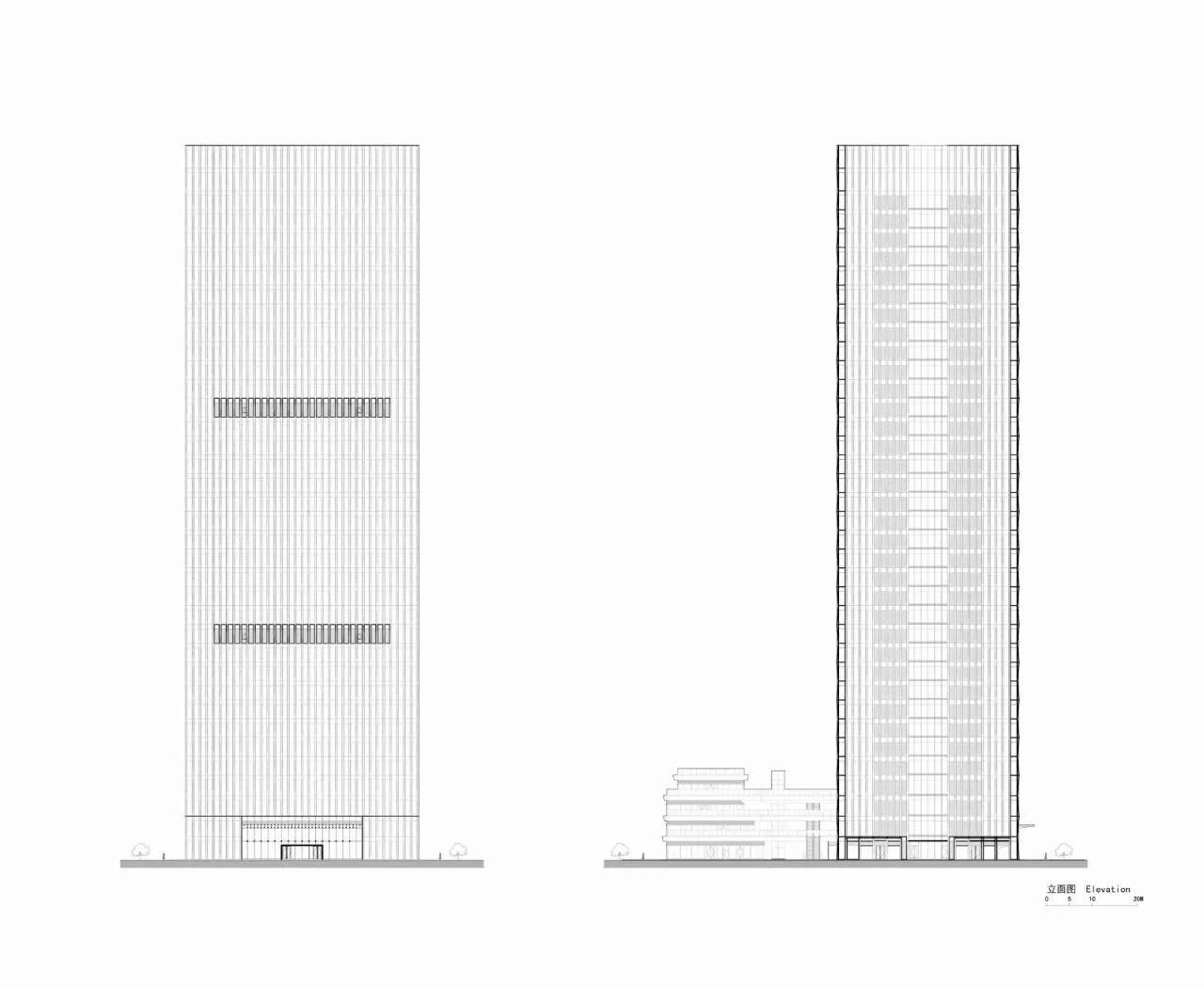 BIM Architecture | High Speed Rail New City Business New Landmark · Xinguang Building/Jianhe Architecture