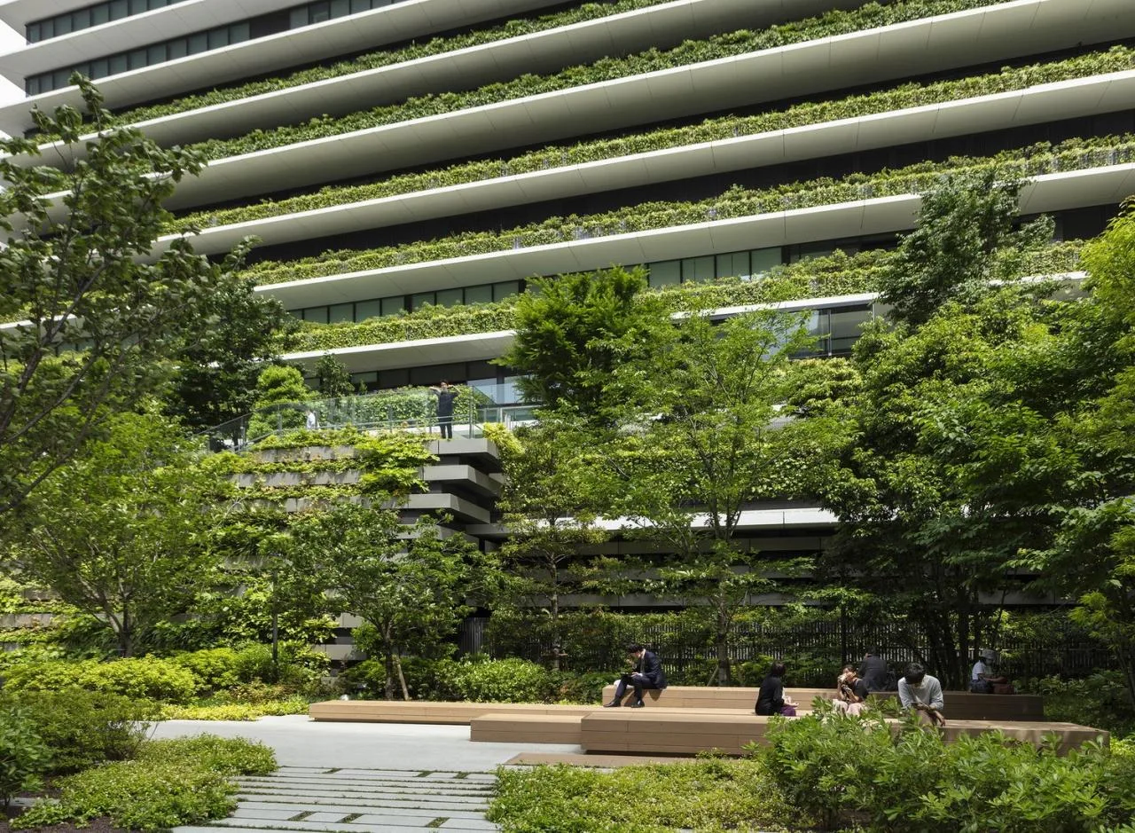 BIM Architecture | Tokyo's tallest district, Tiger Gate Hill/ingenhoven architects