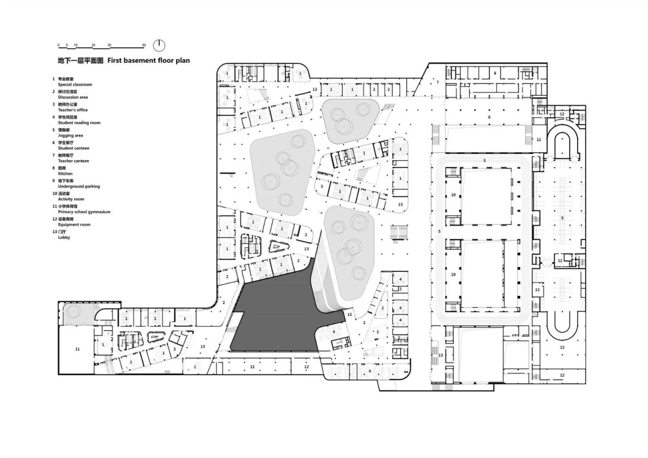BIM Architecture | Tsinghua University Affiliated Middle School Guanghua School/Beijing Institute of Architectural Design and Research