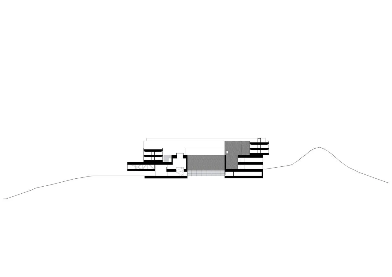 Section Diagram of Hyundai Group Global Partner Center+Gyeongju University Campus Area