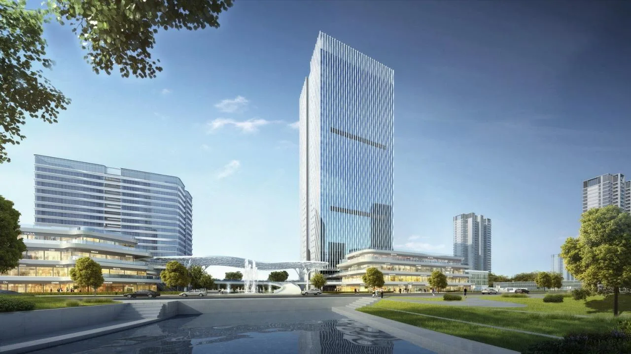 BIM Architecture | High Speed Rail New City Business New Landmark · Xinguang Building/Jianhe Architecture