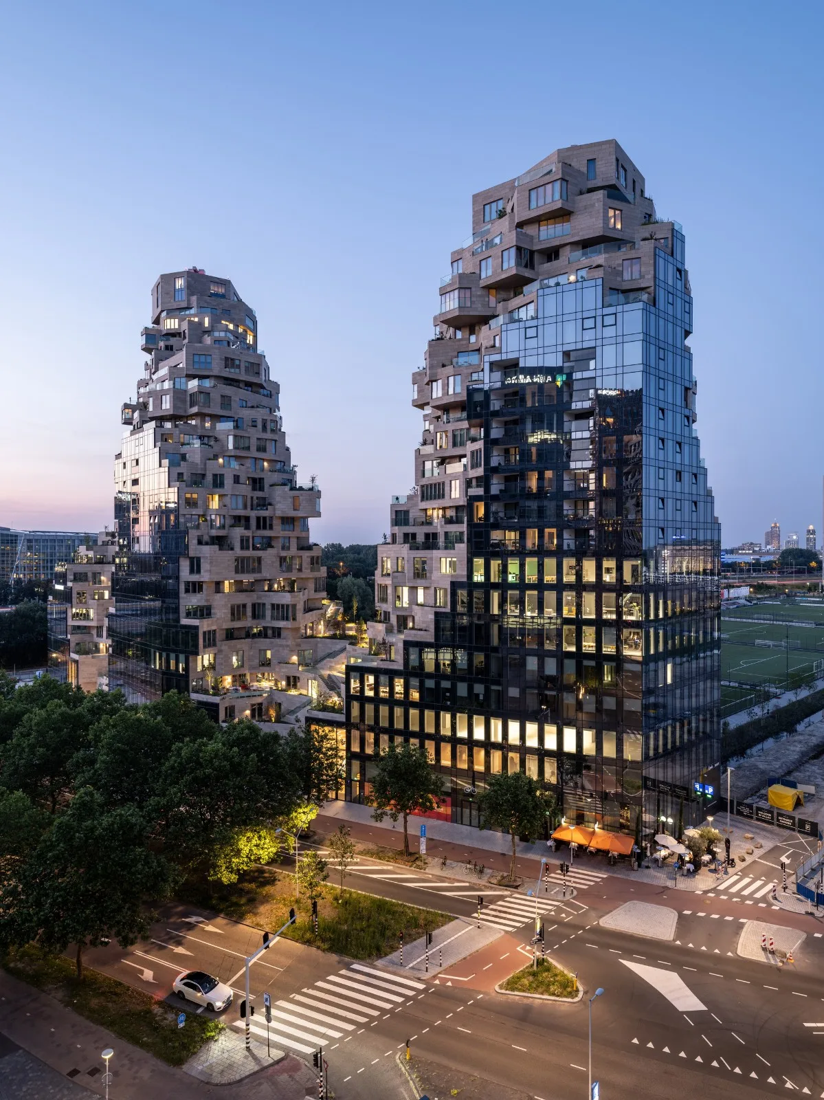 BIM Architecture | 'Valley' Tower Complex/MVRDV