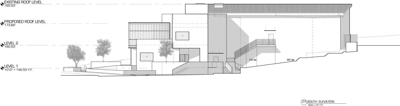 BIM Architecture | Gloria Kaufman Performing Arts Center/AUX Architecture