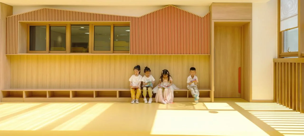 BIM architecture | This may be the ceiling of a small town kindergarten: Shaanxi Ankang High tech Fifth Kindergarten/UUA Architectural Firm