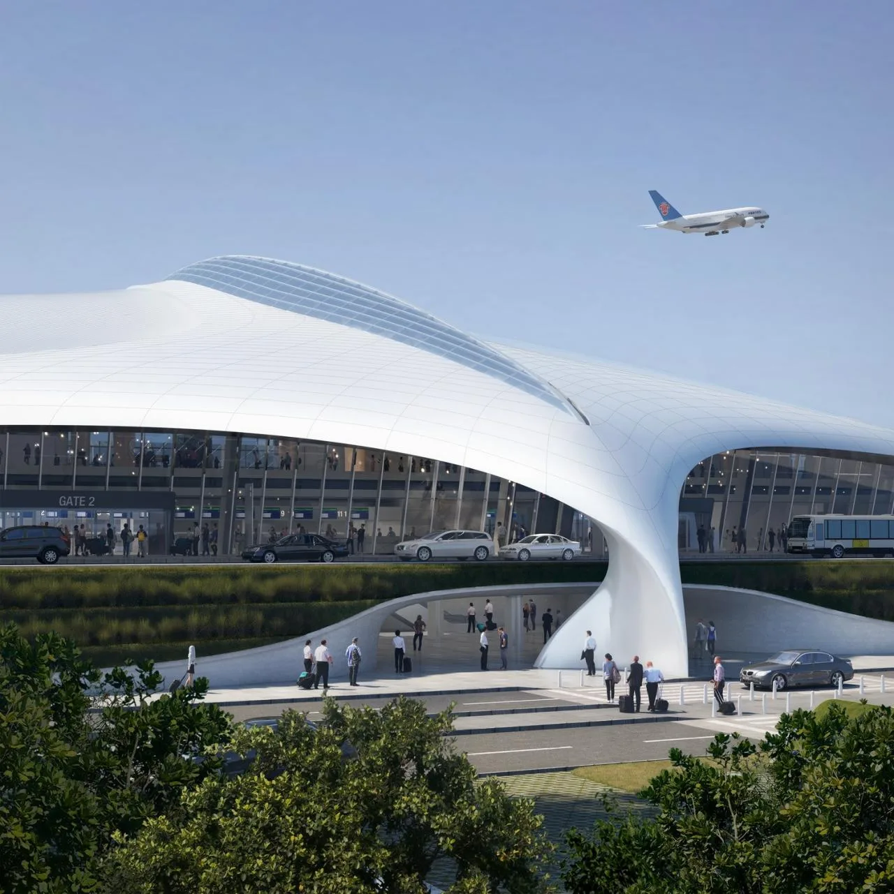 BIM Architecture | 'Flying Birds in the Mountains': Design of Lishui Airport in Zhejiang/MAD by Ma Yansong