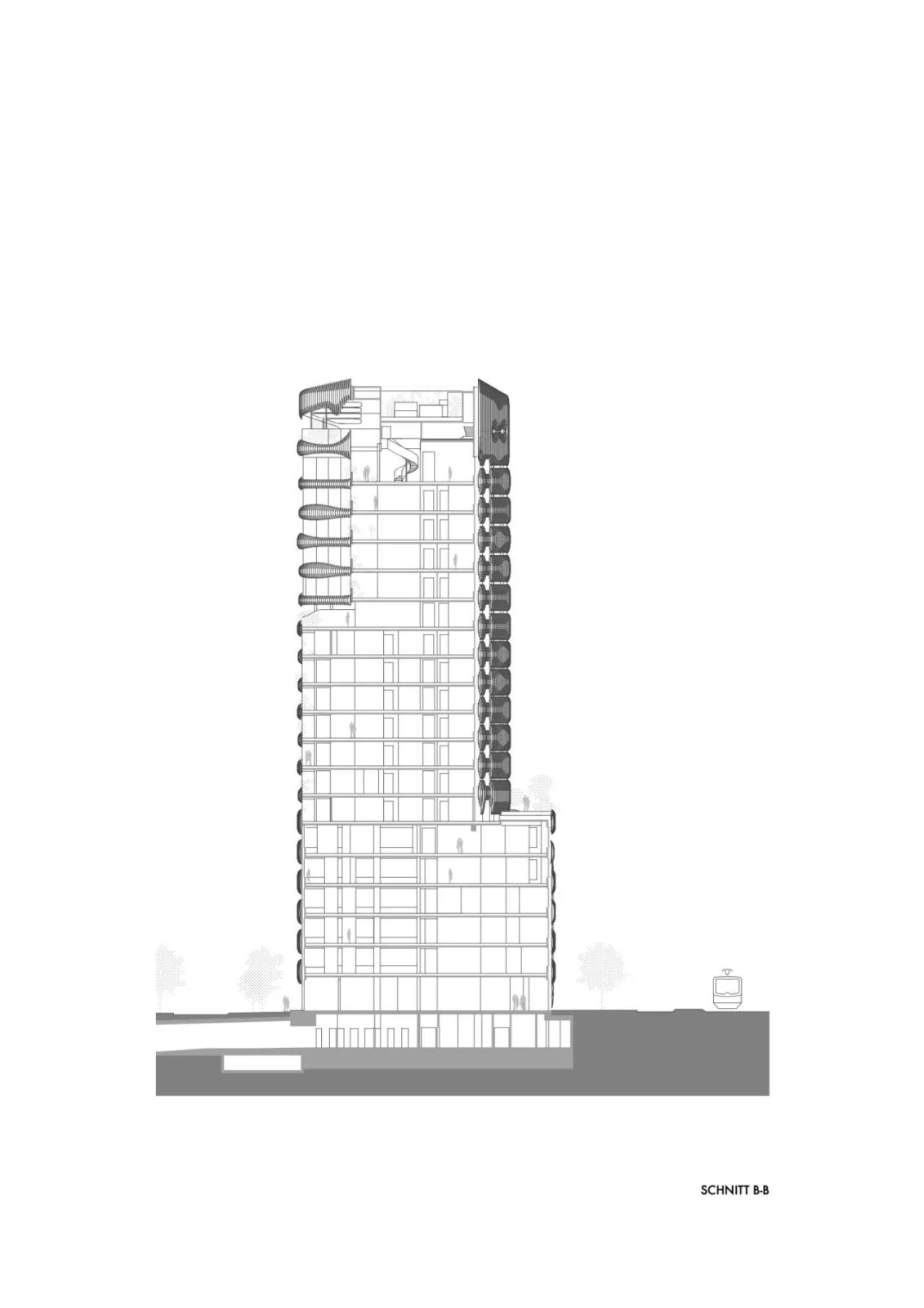 BIM Architecture | RKM740 "Zipper" Tower/J. Mayer H. Architects