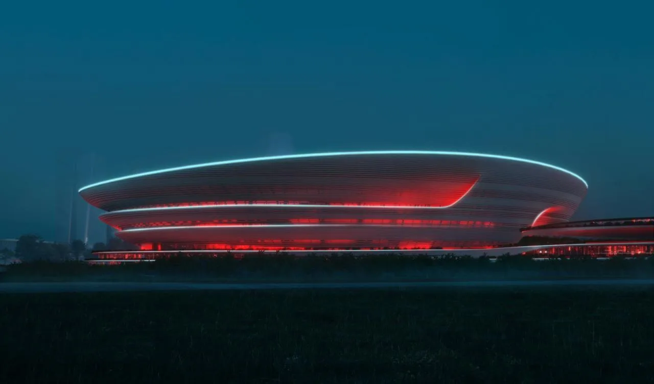 BIM Architecture | Layer by layer blinds, Zaha Hadid Architects wins' Hangzhou Future Science and Technology Cultural Center International Sports Center