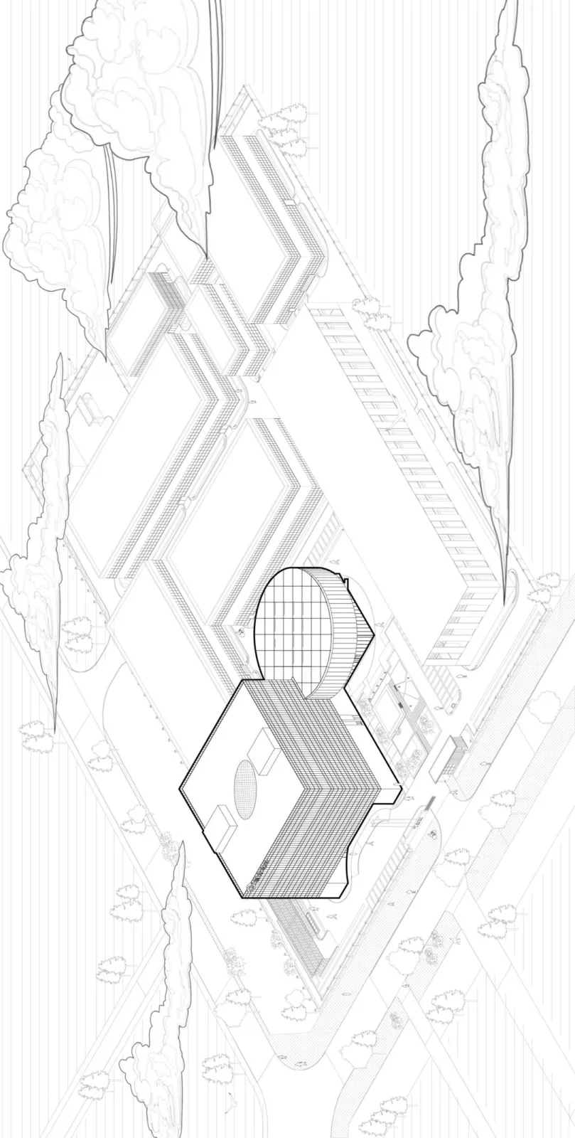 BIM Architecture | Guofang Electronic R&D Center/Pingjie Design, School of Architecture, Soochow University