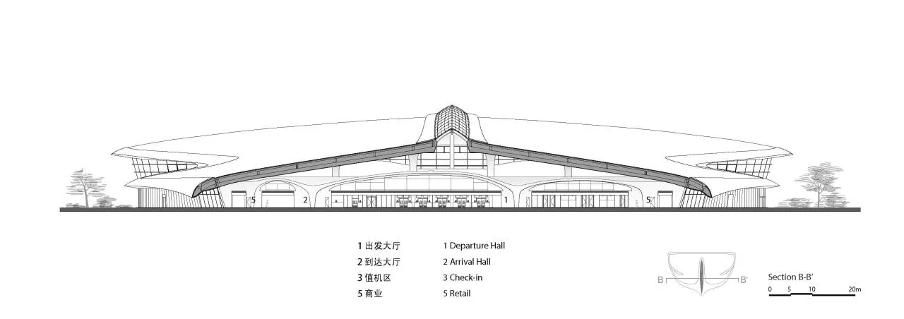 BIM Architecture | 'Flying Birds in the Mountains': Design of Lishui Airport in Zhejiang/MAD by Ma Yansong
