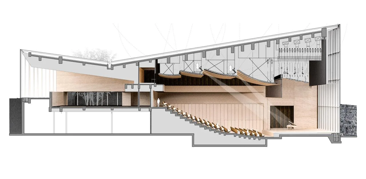 BIM Architecture | Yada Theater: Forest and Stage/Goa Elephant Design