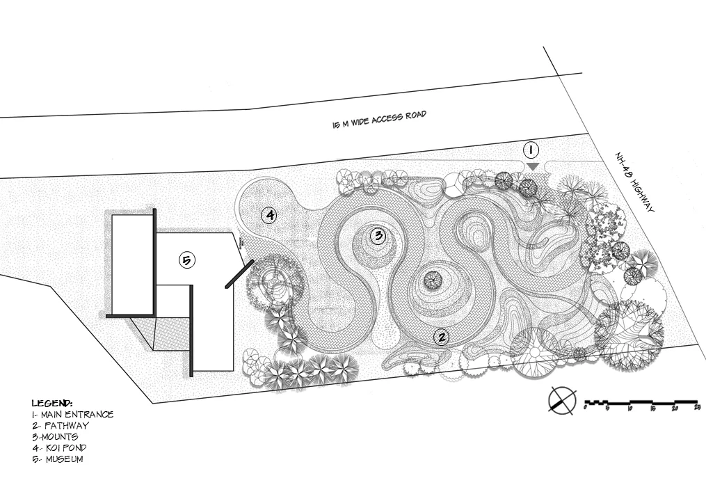 Location diagram of Manshakti Mindgym Museum