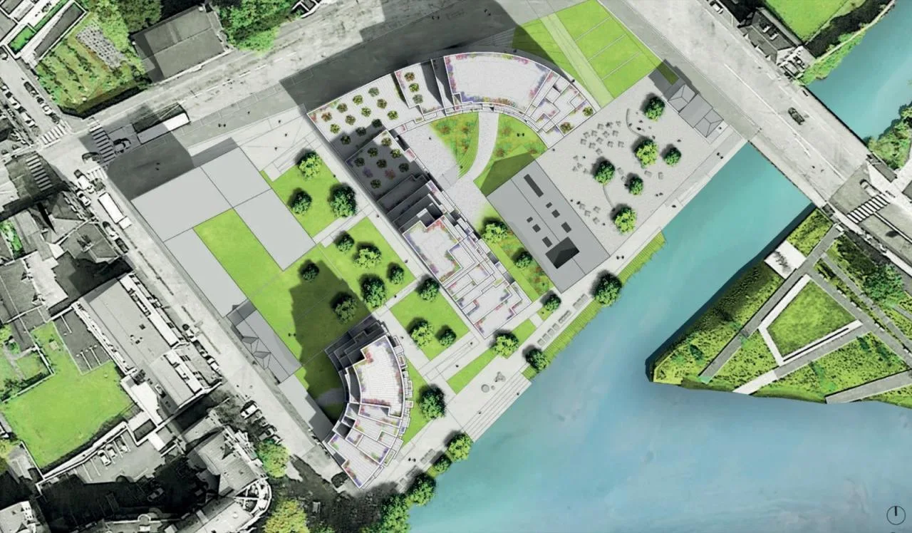 BIM Architecture | Landscape Residential Complex Ascension/MVRDV Aerial View