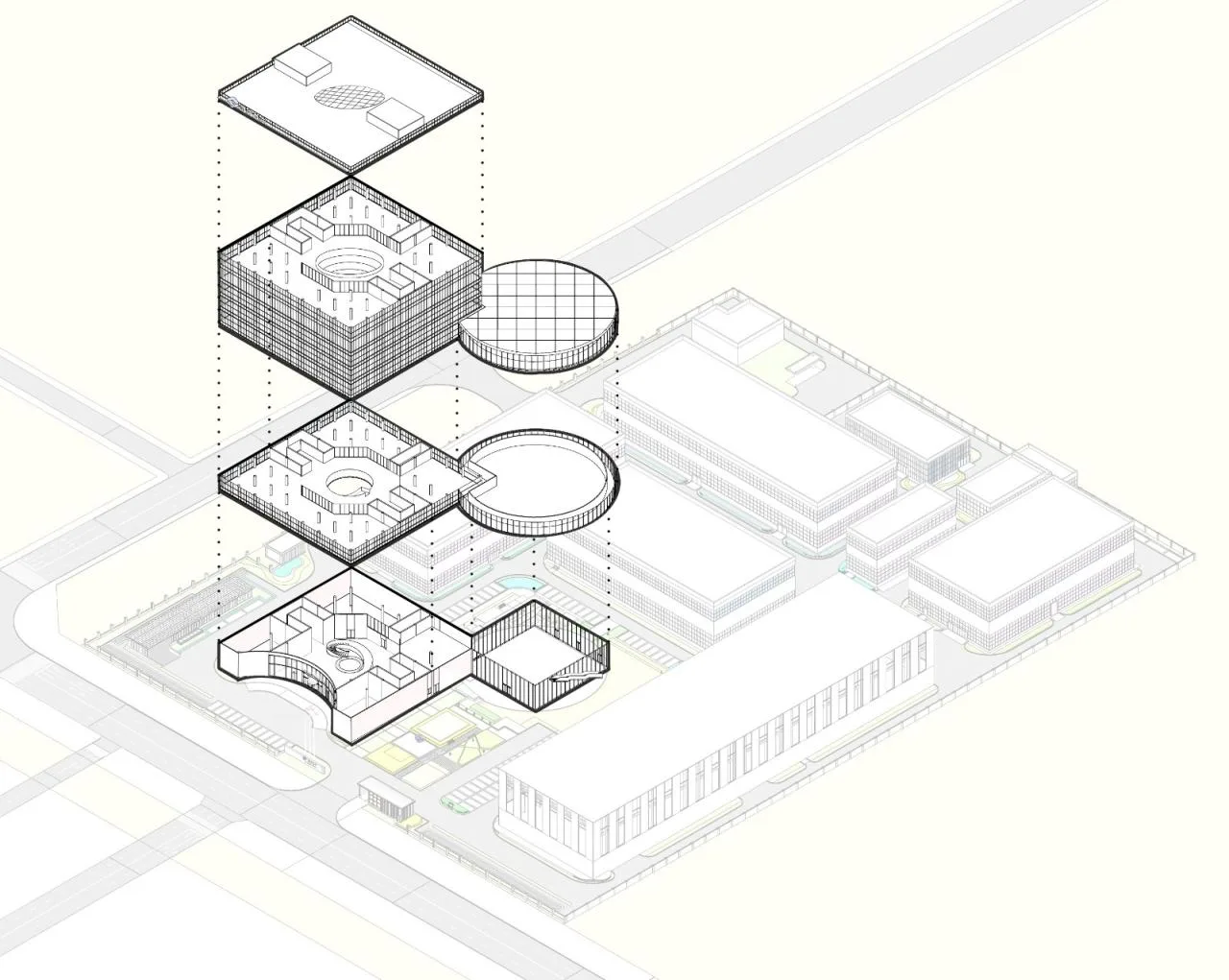 BIM Architecture | Guofang Electronic R&D Center/Pingjie Design, School of Architecture, Soochow University