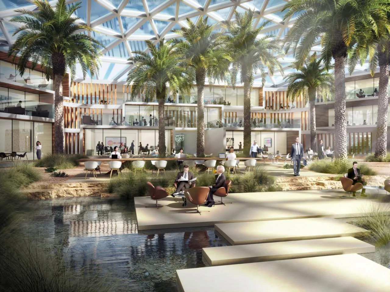 BIM Architecture | Dubai to Build New Technology Zone Creekside, Net Zero Carbon Zone/URB